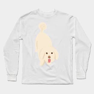 Happy Dog Face Long Sleeve T-Shirt